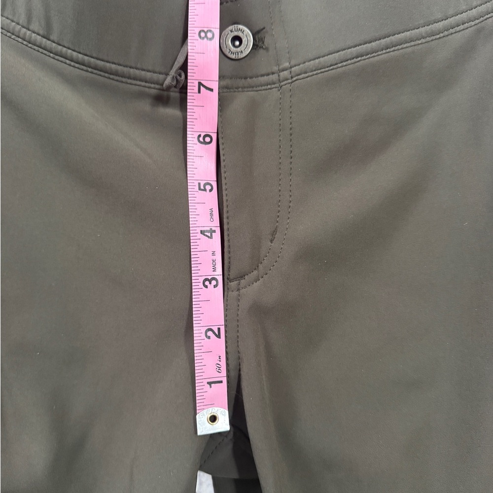 Kuhl Fleece Lined Frost Softshell  Hiking Pants Olive Green NWOT Size 4 - Picture 9 of 10